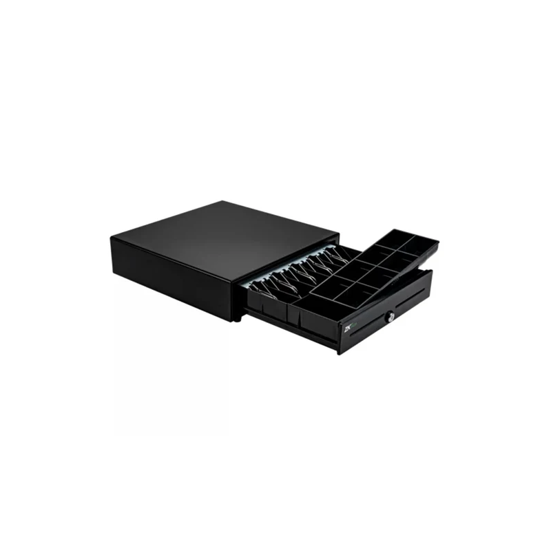 Cajón de Dinero ZKTeco ZK-C0508 12V RJ11 5B 8M Negro POS