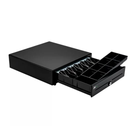 Cajón de Dinero ZKTeco ZK-C0508 12V RJ11 5B 8M Negro POS