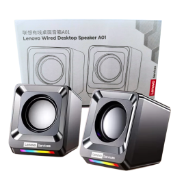 Parlantes PC LENOVO A01-1 6W USB Color Negro